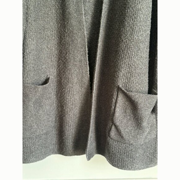 J Jill Women’s XL Gray Coatigan Long Sleeves Collared Heavyweight Capsule - Picture 3 of 10